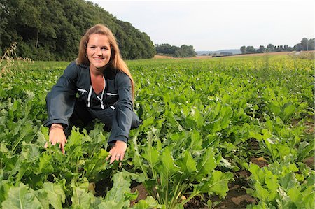 France, young woman farmer posing smiling. Stock Photo - Rights-Managed, Code: 877-07460433