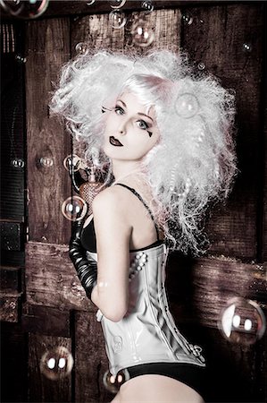 photononstop - Woman in neo-burlesque style Photographie de stock - Rights-Managed, Code: 877-07460457