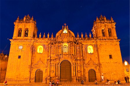 simsearch:877-08026499,k - South America, Peru, Cuzco region, Cuzco Province, Unesco World heritage since 1983, Cuzco, Plaza de Armas, the cathedral Foto de stock - Con derechos protegidos, Código: 877-08026510