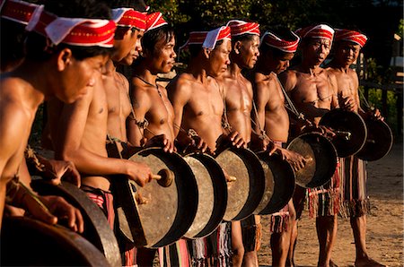 Camdodia, Ratanakiri Province, Kachon village, traditional folk group from the Kroeung tribe Stock Photo - Rights-Managed, Code: 877-08128322