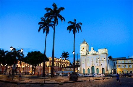 iOld Church n Salvador da Bahia, the city of the Holy Saviour of the Bay of all Saints on the northeast coast of Brazil , South America Photographie de stock - Rights-Managed, Code: 877-08128361