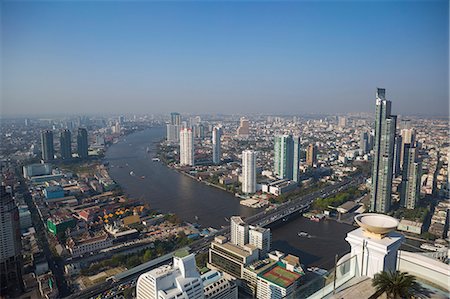 Thailand, Bangkok City, Saphan Taksin Area Foto de stock - Con derechos protegidos, Código: 877-08128418