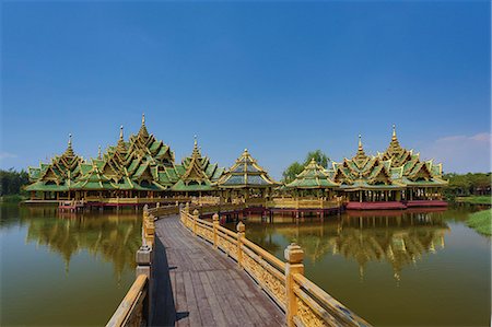 Thailand, Bangkok City, Ancient Siam Park,Pavillion of the enlightened Foto de stock - Con derechos protegidos, Código: 877-08128424