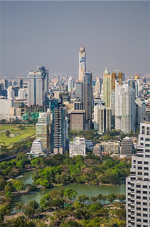 Thailand, Bangkok City, Down town Bangkok, Si Lom Area, Lumpini Park Photographie de stock - Rights-Managed, Code: 877-08128420