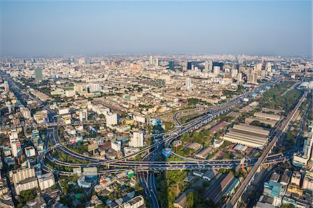 Thailand, Bangkok City, central Bangkok, highways crossing at Ratchaprarop distric Stock Photo - Rights-Managed, Code: 877-08128422