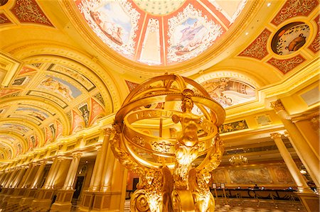 China,Macau,Cotai,The Venetian Hotel and Casino,Hotel Lobby Stock Photo - Rights-Managed, Code: 877-08128747