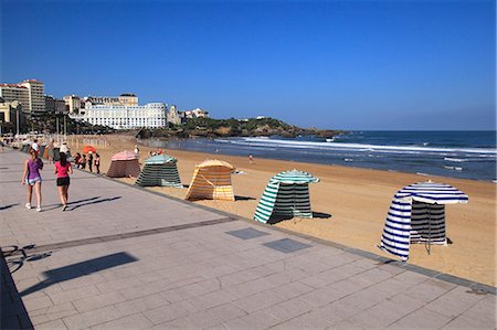 simsearch:877-08129007,k - France, Biarritz, the beach. Foto de stock - Con derechos protegidos, Código: 877-08129348