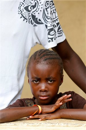 simsearch:877-08129510,k - African girl. Brazzaville. Congo. Foto de stock - Con derechos protegidos, Código: 877-08129501