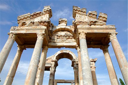 simsearch:877-08898165,k - Turkey, province of Aydin (Denizli area), Geyre, archeological site of Aphrodisias, the tetrapylon Stock Photo - Rights-Managed, Code: 877-08898141