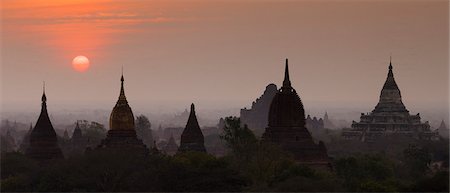 Bagan, Myanmar Foto de stock - Con derechos protegidos, Código: 878-07442720
