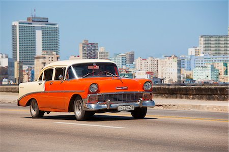 street in havana cuba - Cuba, Republic of Cuba, Central America, Caribbean Island. Havana City. Stock Photo - Rights-Managed, Code: 879-09020636