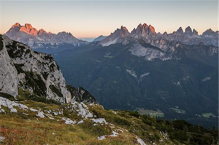 simsearch:879-09033211,k - Mount Cristallo and group of Cadini di Misurina at dawn,Ansiei Valley,Auronzo di Cadore,Belluno district,Veneto,Italy,Europe Stock Photo - Rights-Managed, Code: 879-09033194