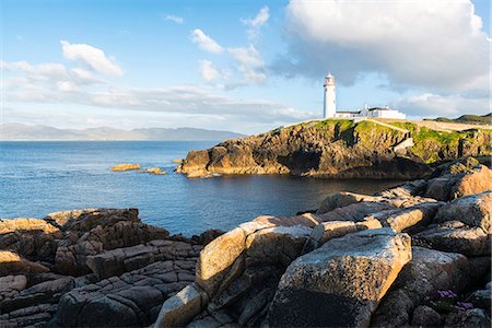 Fanad Head lighthouse, County Donegal, Ulster region, Ireland, Europe. Foto de stock - Con derechos protegidos, Código: 879-09033355