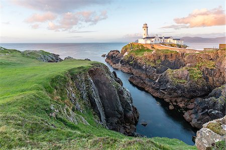 fanad head - Fanad Head lighthouse, County Donegal, Ulster region, Ireland, Europe. Foto de stock - Con derechos protegidos, Código: 879-09033357