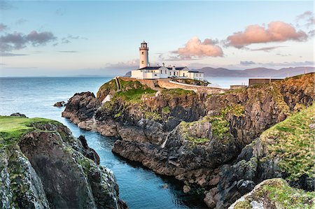 faro - Fanad Head lighthouse, County Donegal, Ulster region, Ireland, Europe. Foto de stock - Con derechos protegidos, Código: 879-09033358