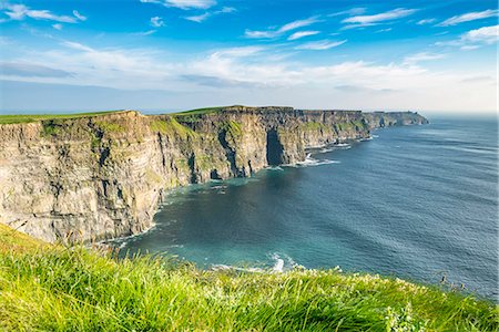 simsearch:6129-09057790,k - Cliffs of Moher, Liscannor, Co. Clare, Munster province, Ireland. Foto de stock - Con derechos protegidos, Código: 879-09033350