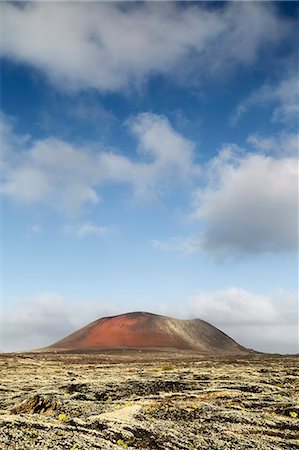 Timanfaya Sleeping Volcano, Timanfaya National Park, Lanzarote, Canary Islands, Spagna Photographie de stock - Rights-Managed, Code: 879-09043383