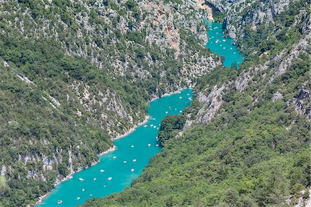 simsearch:879-09043519,k - Paddle boats on the waters of the Gorges du Verdon. La Palud-sur-Verdon, Alpes-de-Haute-Provence, Provence-Alpes-Cote d'Azur, France, Europe. Foto de stock - Direito Controlado, Número: 879-09043507