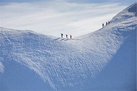 simsearch:6129-09057857,k - Alpinists on the Mont Blanc - Italian Alps Fotografie stock - Rights-Managed, Codice: 879-09043617