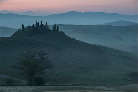 podere belvedere - Val d'orcia - Tuscany,Italy Foto de stock - Direito Controlado, Número: 879-09043738