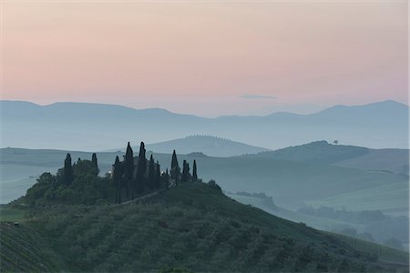 podere belvedere - Val d'orcia - Tuscany,Italy Foto de stock - Direito Controlado, Número: 879-09043741