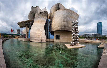 Bilbao-Spain Museum Guggenheim Photographie de stock - Rights-Managed, Code: 879-09043751