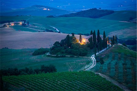 podere belvedere - Val d'Orcia, Tuscany, Italy Stock Photo - Rights-Managed, Code: 879-09043964