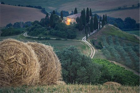 podere belvedere - Val d'Orcia, Tuscany, Italy Stock Photo - Rights-Managed, Code: 879-09043963