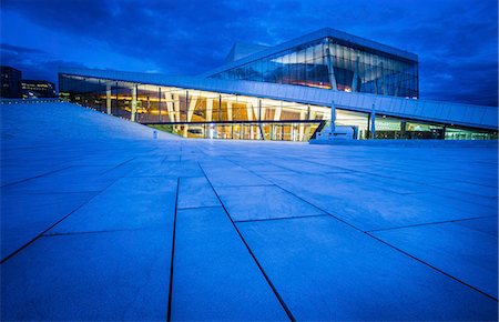 The Opera House, Oslo, Norway Stock Photo - Rights-Managed, Code: 879-09043974