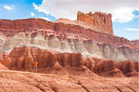 red rocks - Capitol Reef National Park, Torrey, Utah, USA Stockbilder - Lizenzpflichtiges, Bildnummer: 879-09099903