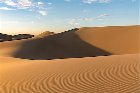 Wind drawn lines on the sand in Gobi Gurvan Saikhan National Park. Sevrei district, South Gobi province, Mongolia. Stock Photo - Rights-Managed, Code: 879-09100259