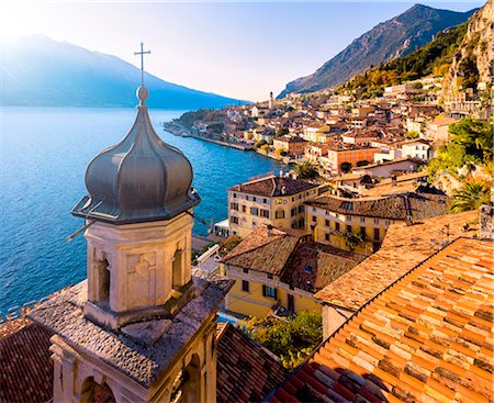 Limone sul Garda, Garda Lake, Brescia Province, Lombardy, Italy Stock Photo - Rights-Managed, Code: 879-09100802