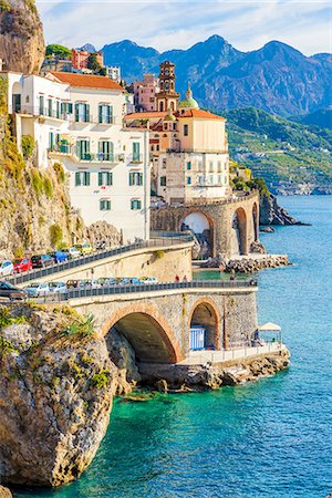 simsearch:879-09128789,k - Atrani, Amalfi coast, Salerno, Campania, Italy. Fotografie stock - Rights-Managed, Codice: 879-09128763