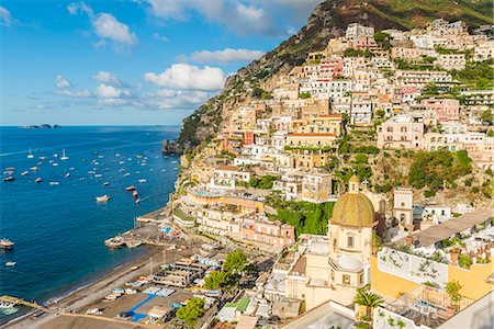 Positano, Amalfi coast, Salerno, Campania, Italy. Foto de stock - Con derechos protegidos, Código: 879-09128770