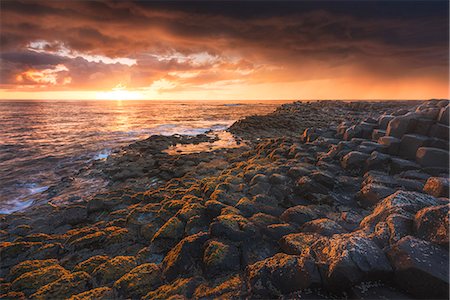 simsearch:879-09033490,k - Giant's Causeway, County Antrim, Ulster region, northern Ireland, United Kingdom. Iconic basalt columns. Stock Photo - Rights-Managed, Code: 879-09128817