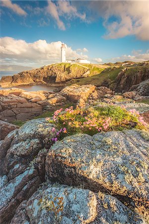 Fanad Head (Fánaid) lighthouse, County Donegal, Ulster region, Ireland, Europe. Stock Photo - Rights-Managed, Code: 879-09128828