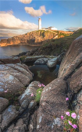 sea cliffs donegal - Fanad Head (Fánaid) lighthouse, County Donegal, Ulster region, Ireland, Europe. Stock Photo - Rights-Managed, Code: 879-09128829