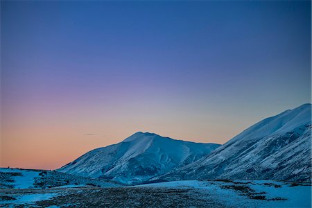 Sunset on Campo Imperatore, Campo Imperatore; L'Aquila province, Abruzzo, Italy, Europe Stock Photo - Rights-Managed, Code: 879-09129047