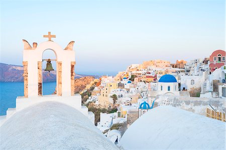 Oia,Santorini,Cyclades,Greece Foto de stock - Direito Controlado, Número: 879-09129144