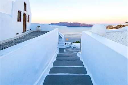 Oia,Santorini,Cyclades,Greece Foto de stock - Con derechos protegidos, Código: 879-09129153