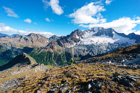 simsearch:879-09191764,k - The North Face of Mount Disgrazia seen from Del Grande Camerini Refuge, Chiareggio, Valmalenco, Province of Sondrio, Lombardy, Italy Stock Photo - Rights-Managed, Code: 879-09188984