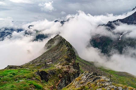 simsearch:879-09191764,k - Clouds around Mount Disgrazia, Chiareggio, Valmalenco, Province of Sondrio, Lombardy, Italy Stockbilder - Lizenzpflichtiges, Bildnummer: 879-09188988