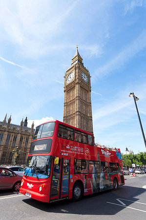 simsearch:851-02961566,k - Big Ben clock tower with a touristic bus, Westminster, London, Great Britain, UK Foto de stock - Con derechos protegidos, Código: 879-09189427