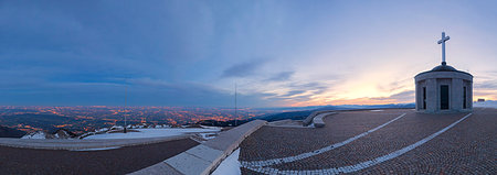 The monumental area of Cima Grappa, Grappa Mount, Prealps of Belluno, Crespano del Grappa, Vicenza province, Veneto, Italy. Stock Photo - Rights-Managed, Code: 879-09189463