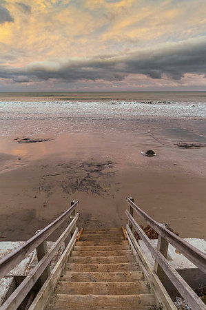 Sunset at Koekohe Beach. Hampden, Waitaki district, Otago region, South Island, New Zealand. Stock Photo - Rights-Managed, Code: 879-09190005