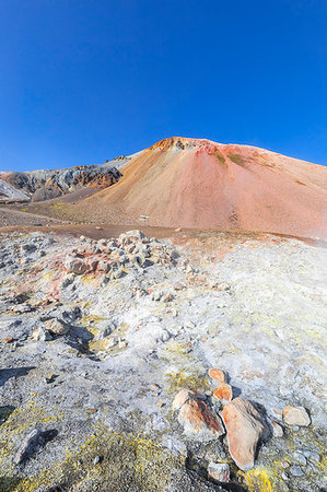 simsearch:879-09191783,k - A fumarole under the Brennisteinsalda mountain, Laugahraun lava field (Landmannalaugar, Fjallabak Nature Reserve, Highlands, Southern Region, Iceland, Europe) Stock Photo - Rights-Managed, Code: 879-09190365