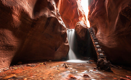 Kannara, Kannaraville Falls, Utah, USA Photographie de stock - Rights-Managed, Code: 879-09190545