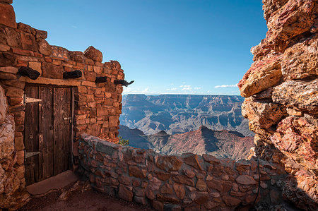 desert at dusk - Grand Canyon, Desert View, Arizona, USA Foto de stock - Con derechos protegidos, Código: 879-09190546