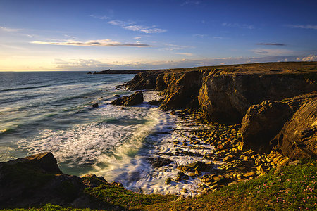 simsearch:879-09190992,k - Brittany, France. The wild coast of Quiberon peninsula. Foto de stock - Con derechos protegidos, Código: 879-09190993