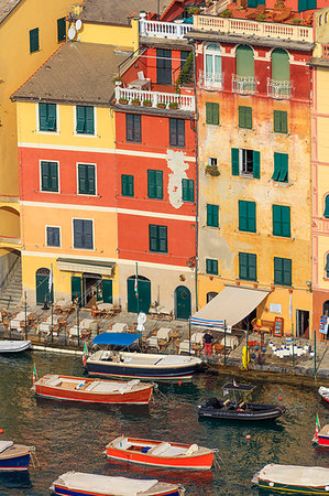 simsearch:879-09189353,k - Harbor and typical colored houses, Portofino, province of Genoa, Liguria, Italy Foto de stock - Con derechos protegidos, Código: 879-09191239